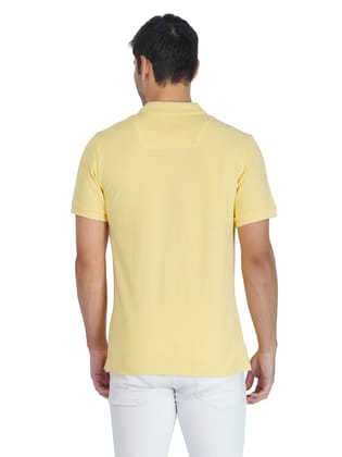 Solid Polo Shirt - PALE BANANA
