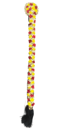  Artificial Rose and Mogra Gajra with Hair Juda Pin for Women