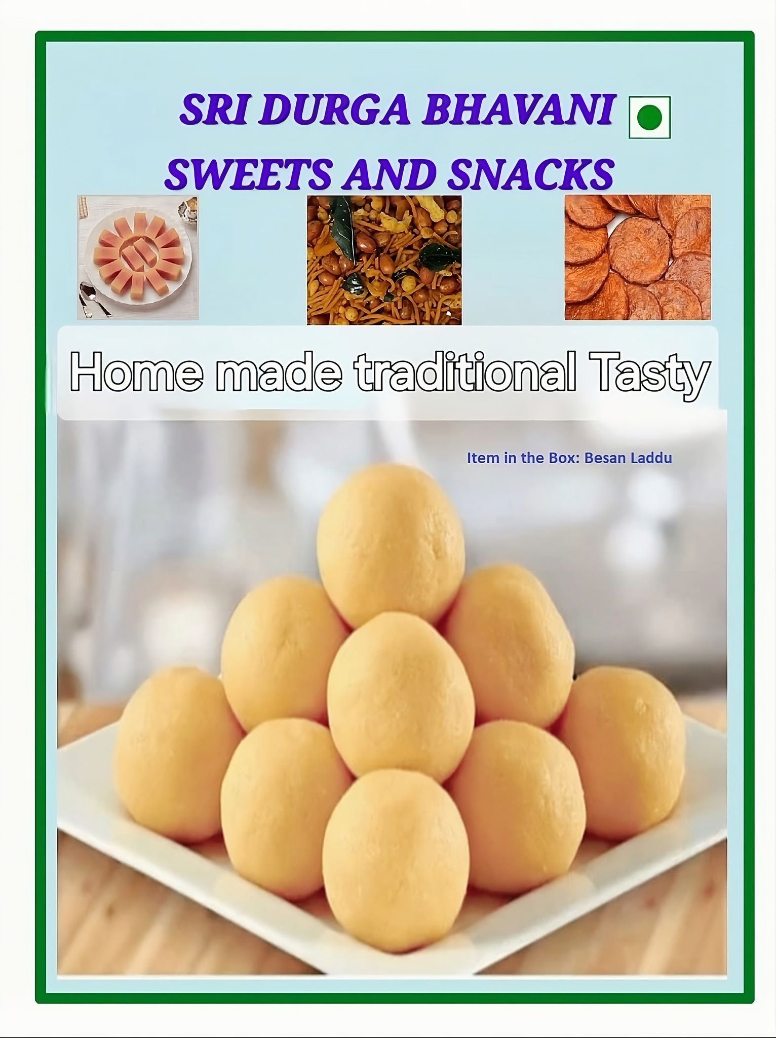 Fresh BESAN LADDU- 1 kg