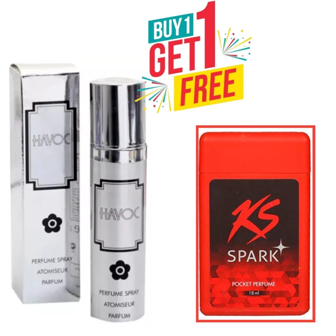 Havoc Silver Mossy, Green, Aldehydic Chypr Eau de Toilette, 75ml Free Mini Perfume