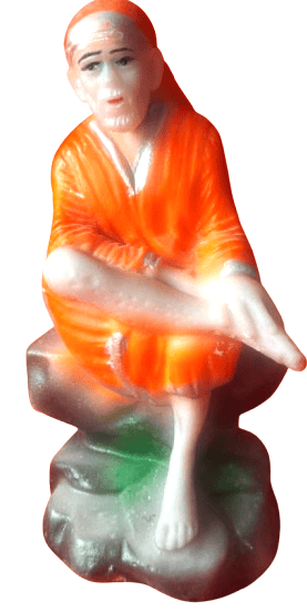 Shirdi Sai Baba Idol Statue Figurine for Home and Temple Decor