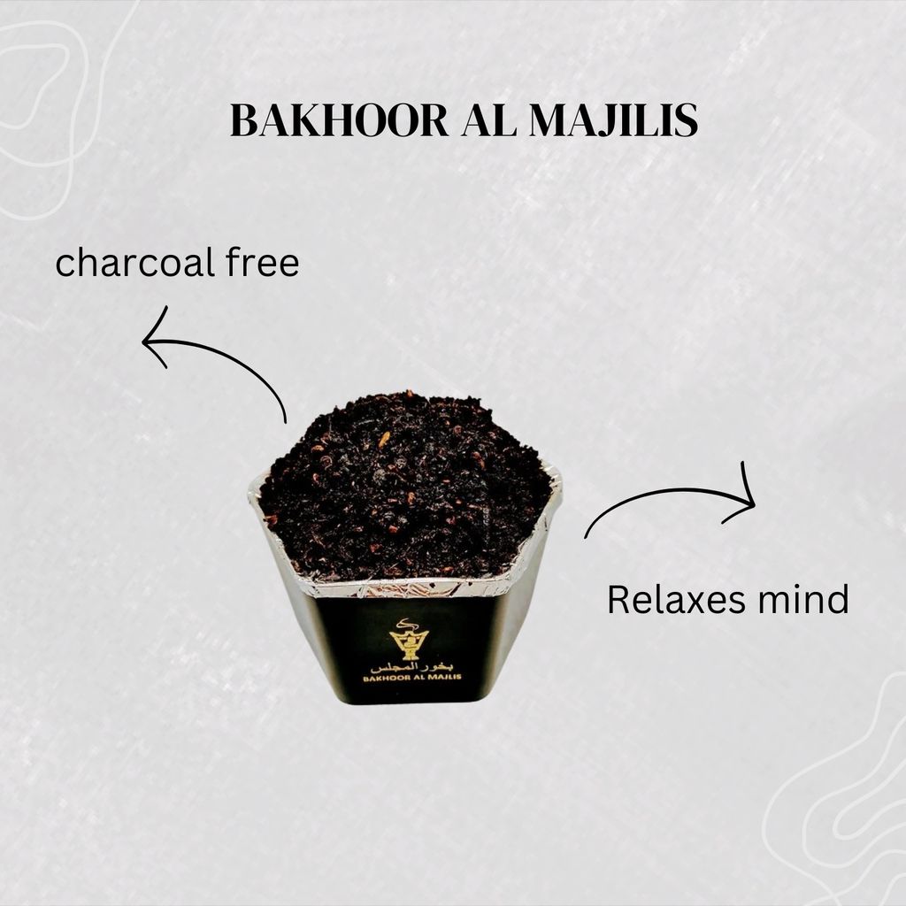 alNaqi | |Bakhoor Al Majlis-50gmsPremium Bakhoor | Fresh & Soothing Fragrance | Perfect for Pooja and Relaxation| Natural Wood Chips for Home & Office |Made in India |