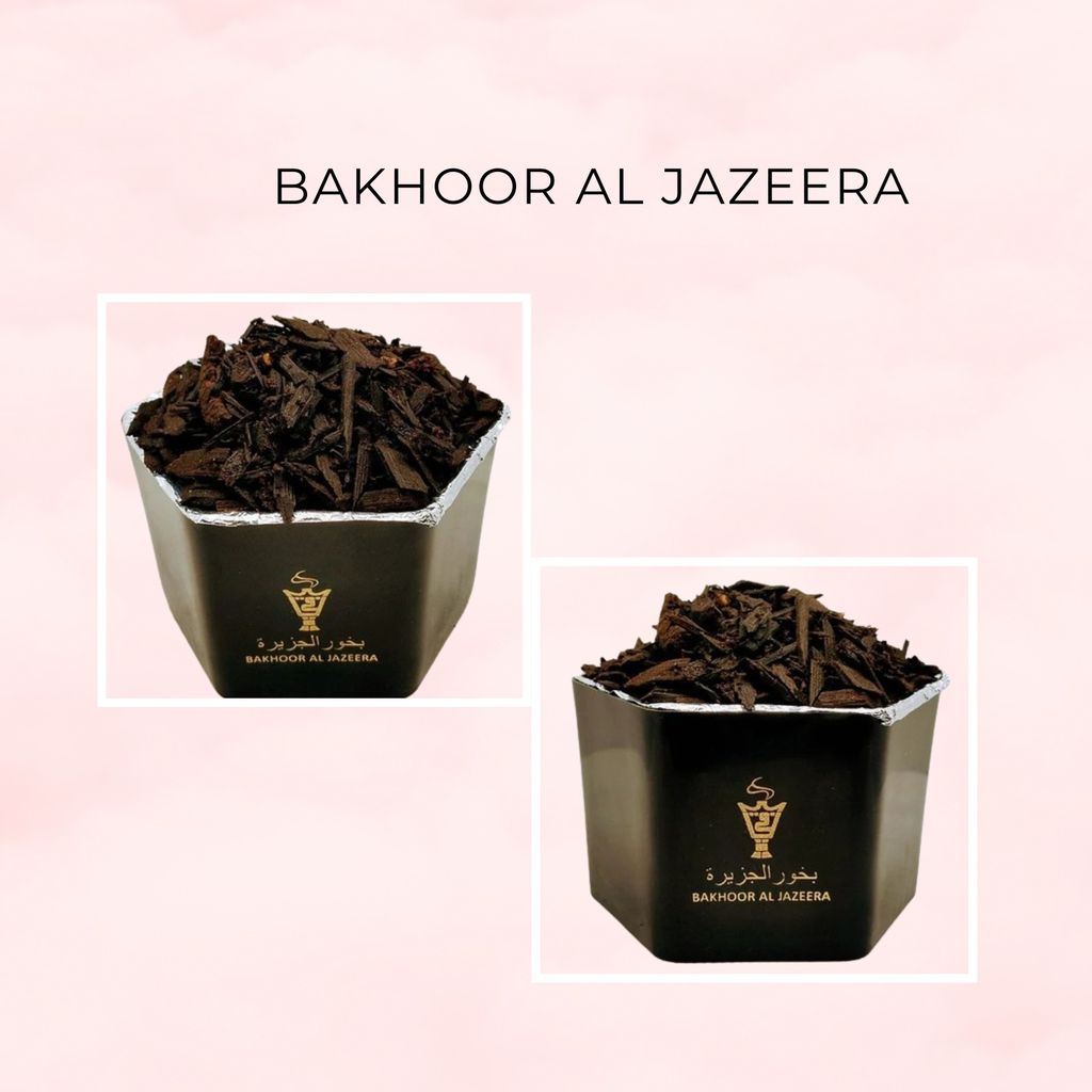 ALNAQI Bakhoor Al Jazeera-50gms| Perfect for Pooja and Relaxation| Made in India | rich sandalwood, Natural Wood Chips for Home & Office, Fresh & Soothing Fragrance |