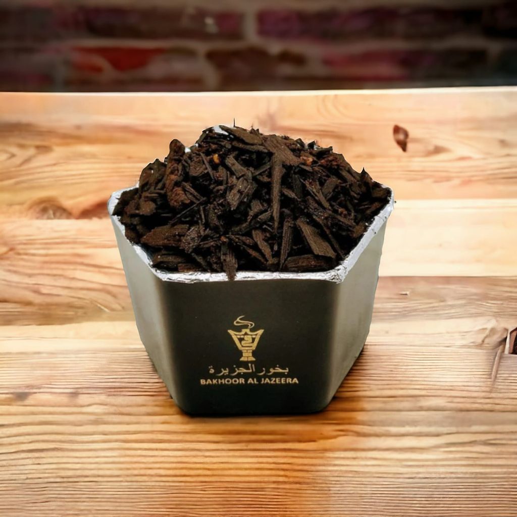 ALNAQI Bakhoor Al Jazeera-50gms| Perfect for Pooja and Relaxation| Made in India | rich sandalwood, Natural Wood Chips for Home & Office, Fresh & Soothing Fragrance |
