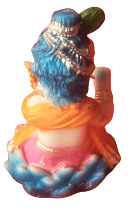 Hand-Painted Krishna Statue for Car Dashboard |Office Desk |  Gift Pack Pack Of 2