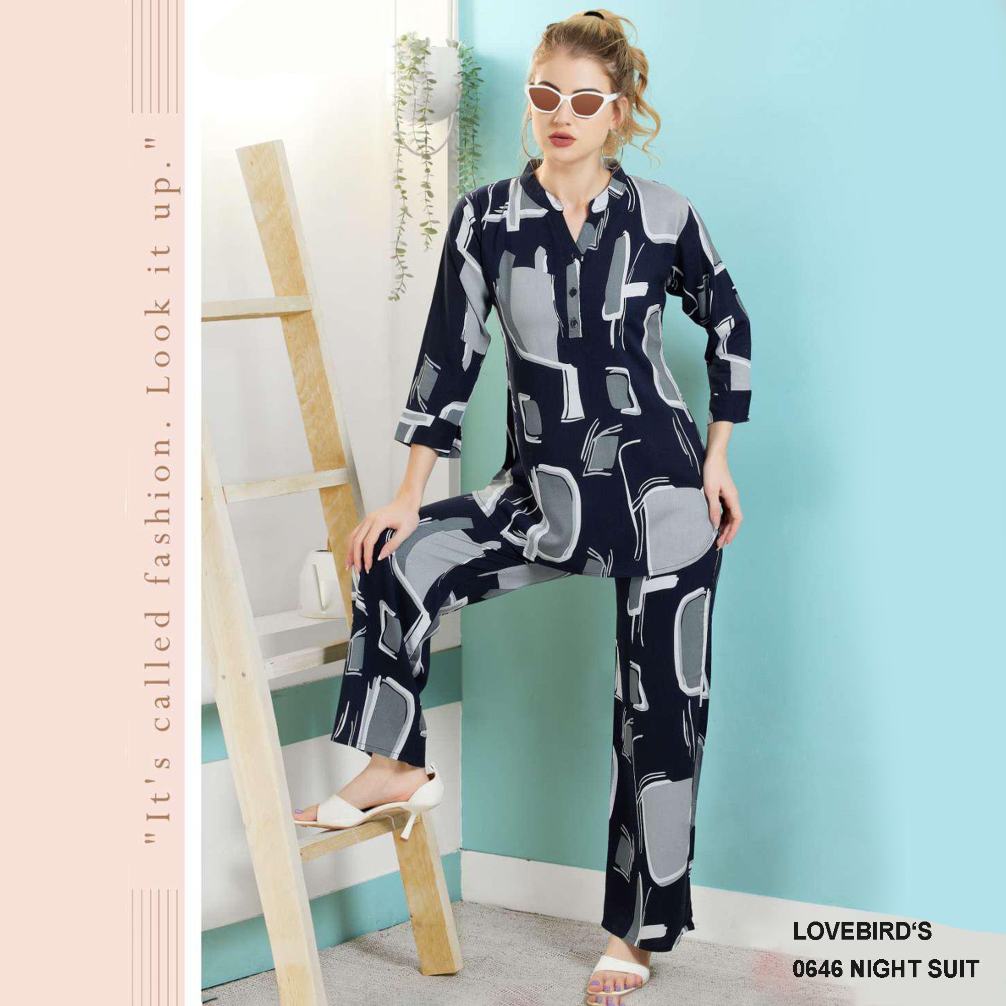 Rayon Nightsuit 0646