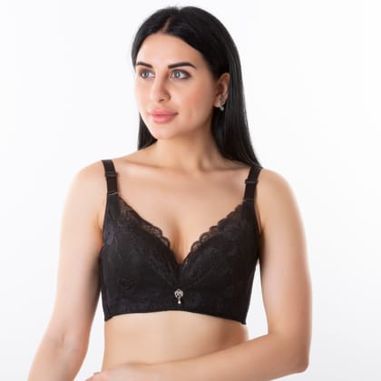 Butterfly Soft Cushion Bralette Lacy Bra