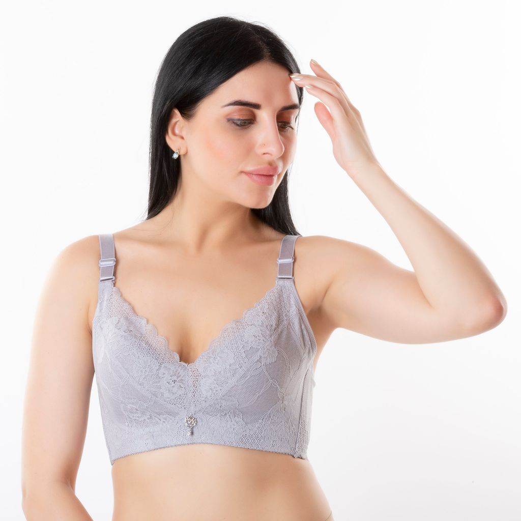 Butterfly Soft Cushion Bralette Lacy Bra