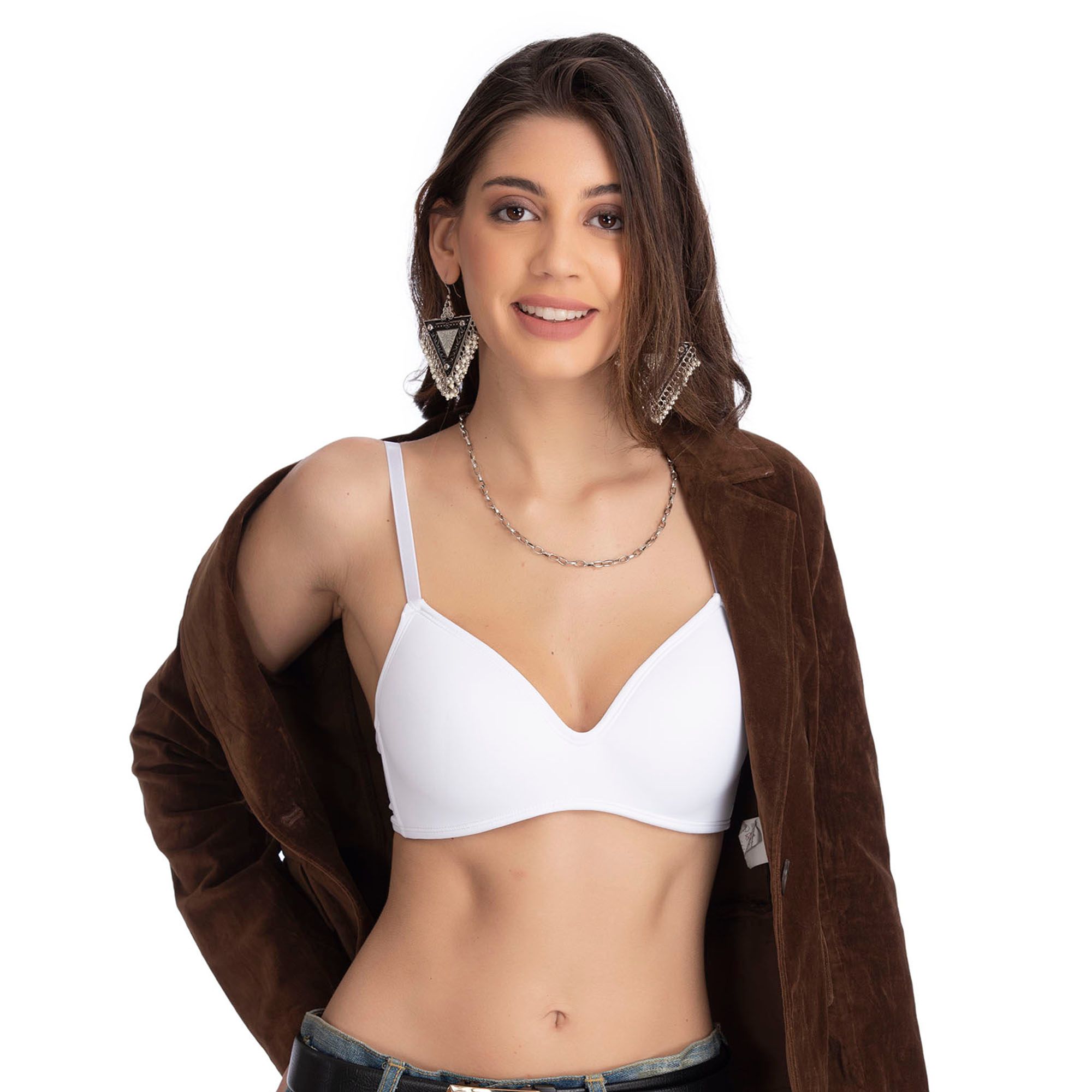 Elegant T-Shirt Bra Invisible Padded Wireless Everyday Bra