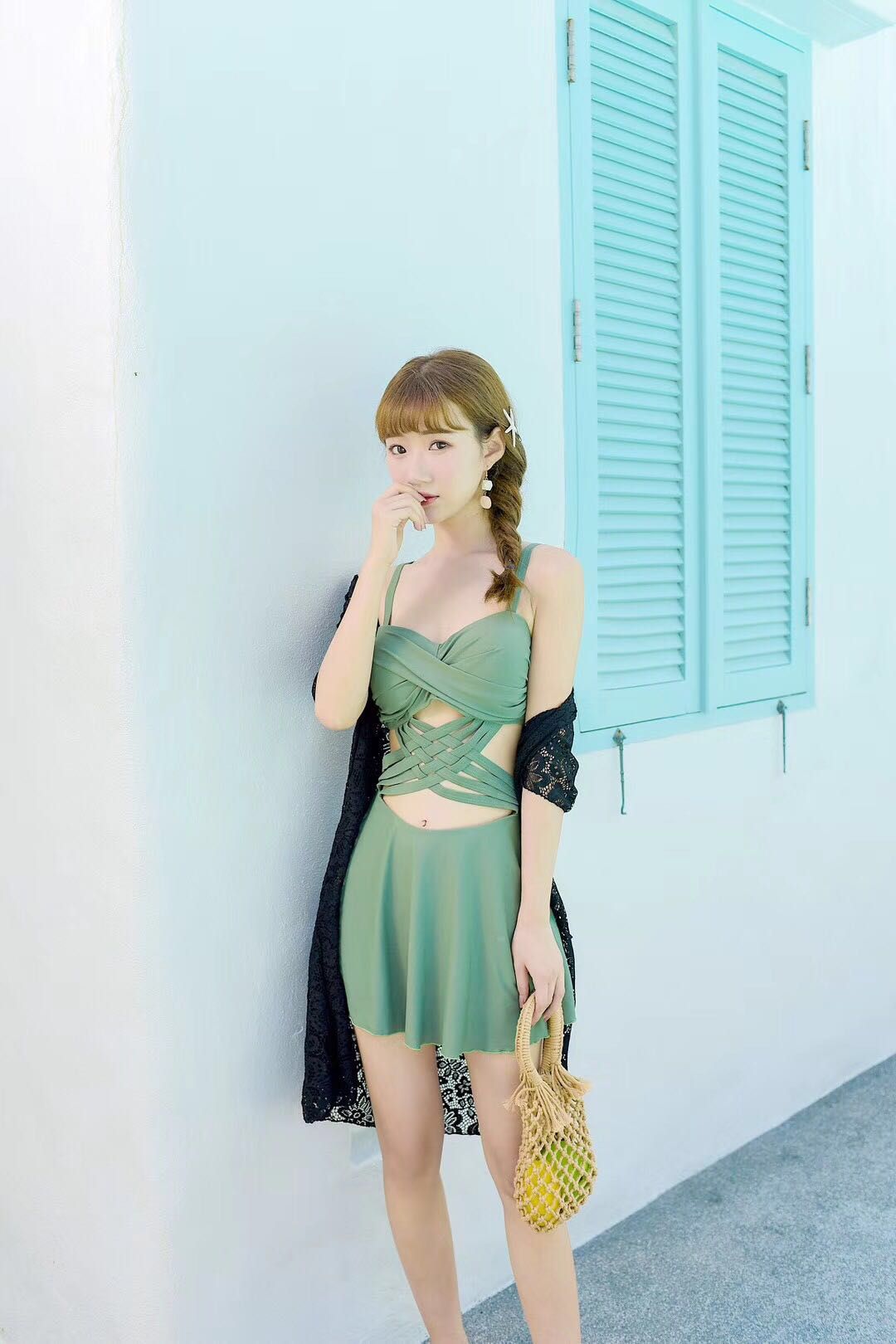 BW9030 SWIM TOP WITH SHRUG