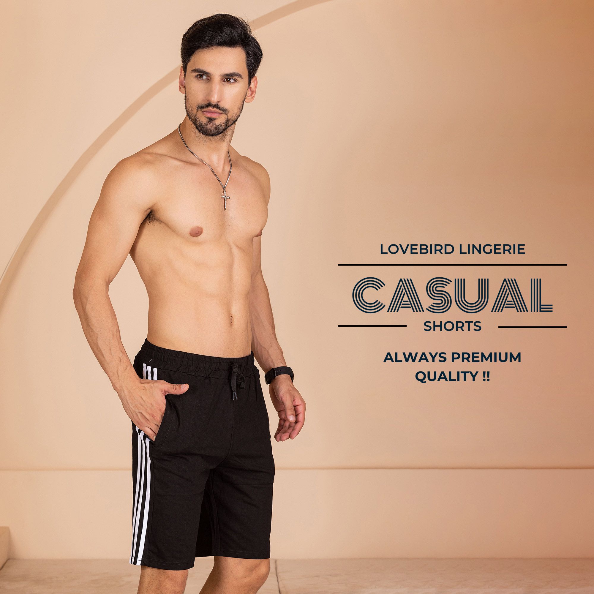 Men's Casual Shorts Trendy Loose Sports Pants