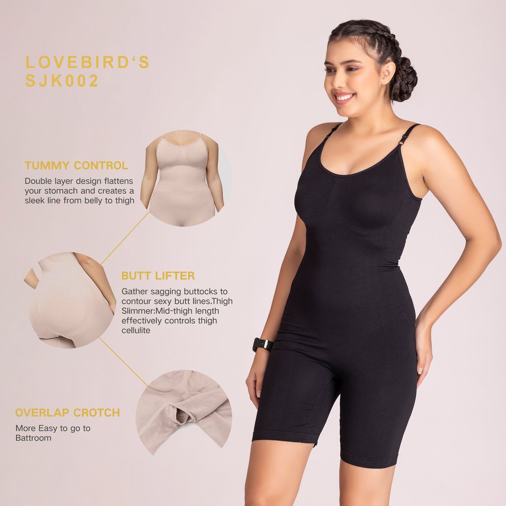 Hip Lifter & Fine Strap Full Body Shaper SJK002