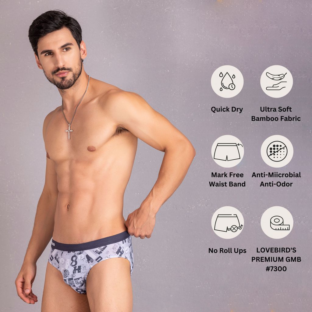Premium Bamboo Fabric Gents Modal Brief  V7300
