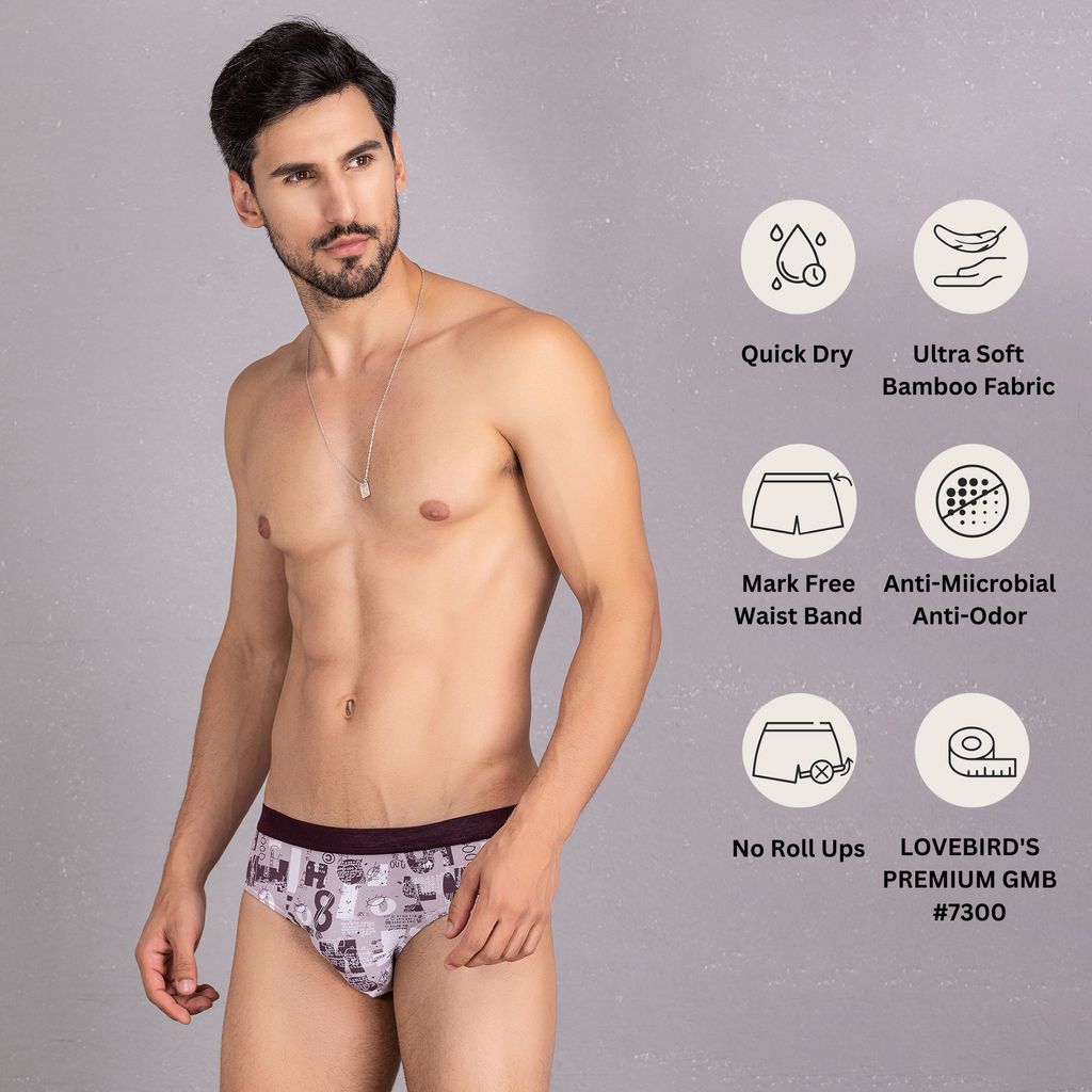 Premium Bamboo Fabric Gents Modal Brief  V7300