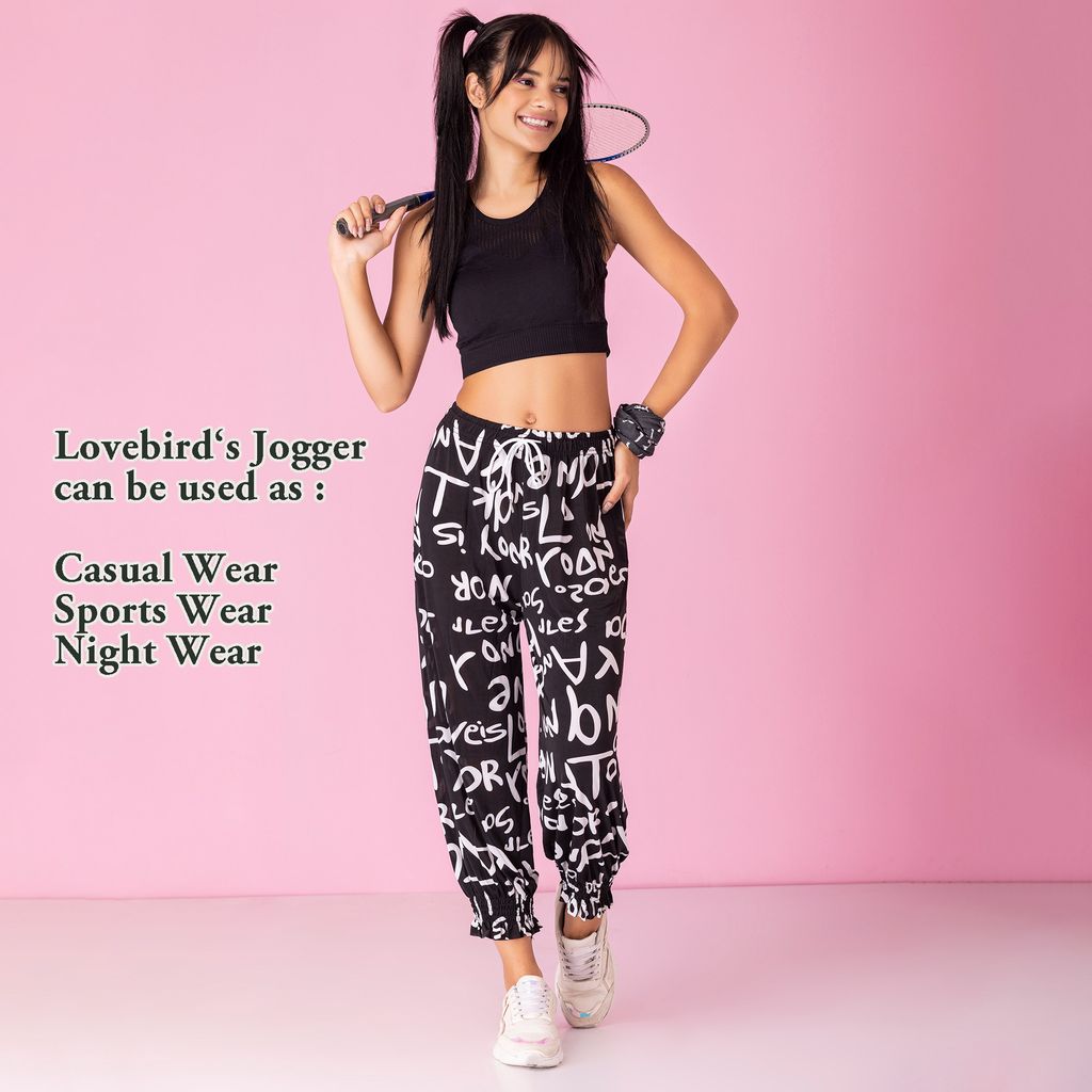 LL909 Printed Premium Modal Casual Lowers