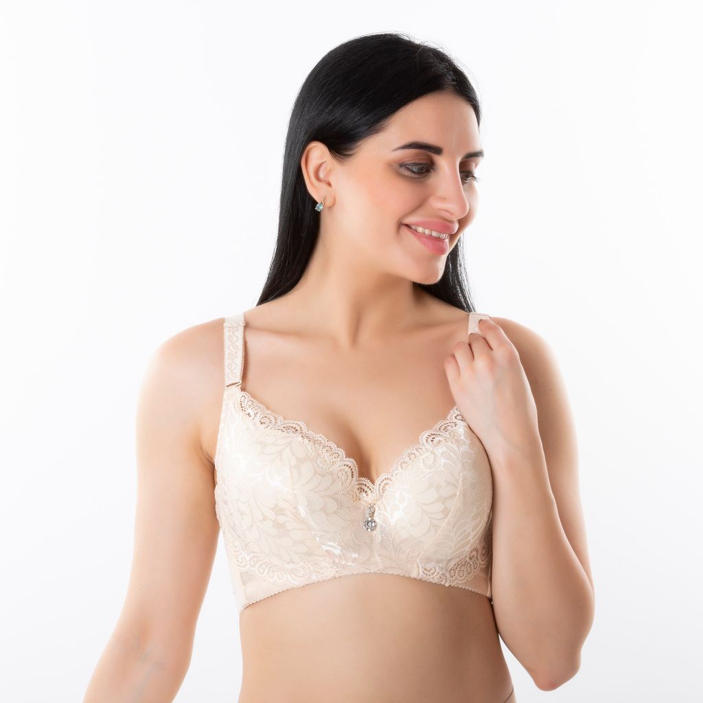 Underwired Full Cup Minimizer T-Shirt Bra in D-Cup Size