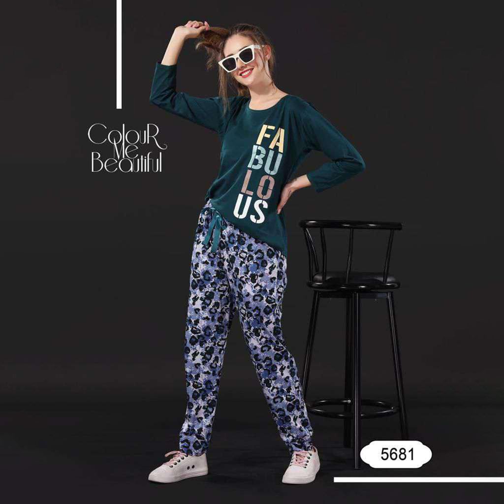 NS-5681 Full Sleeves Night Suit