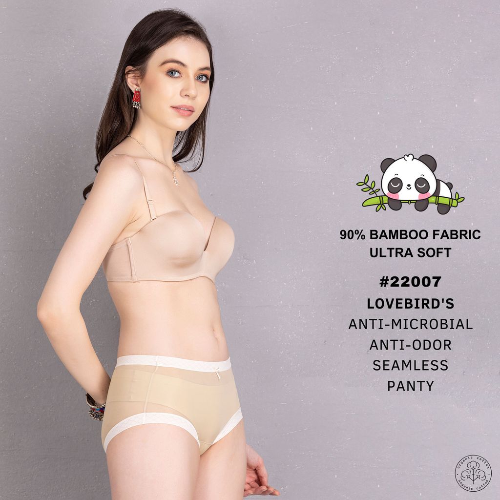 P2061 FRONT LACE MODAL HIP HUGGER PANTY