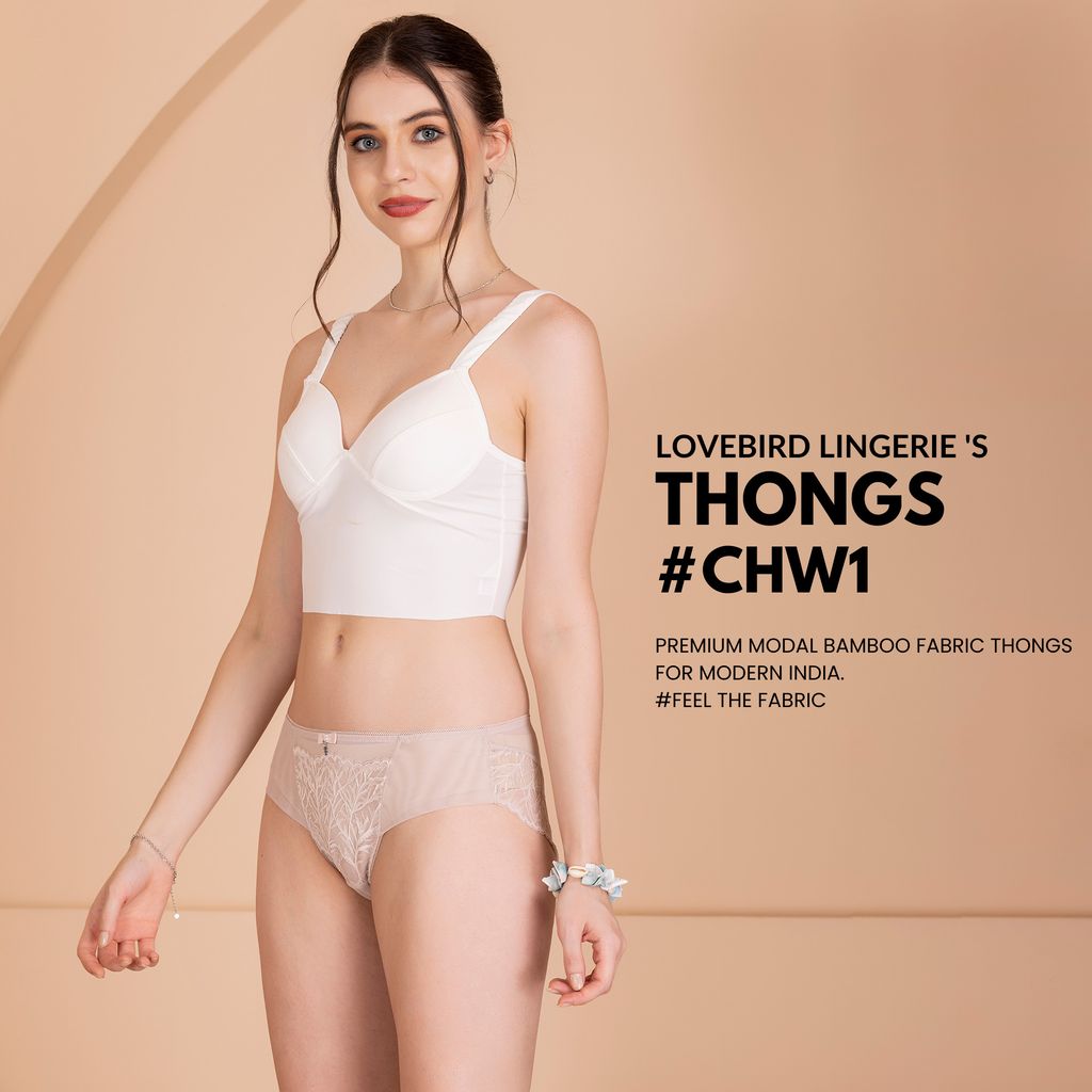 Fancy Lacy No Show Bikini