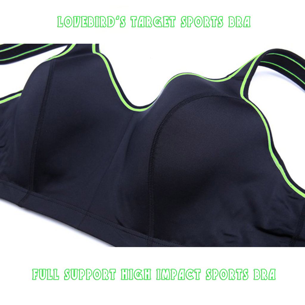 Racer Back Designer Straps High Impact Plus Size Target Sports Bra