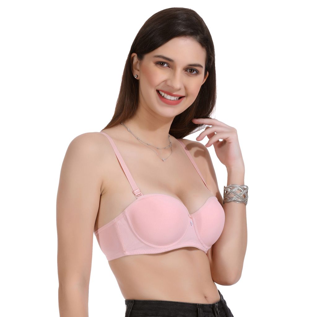 Modern Off Shoulder Strapless Underwire Support Top Less T-Shirt Bra