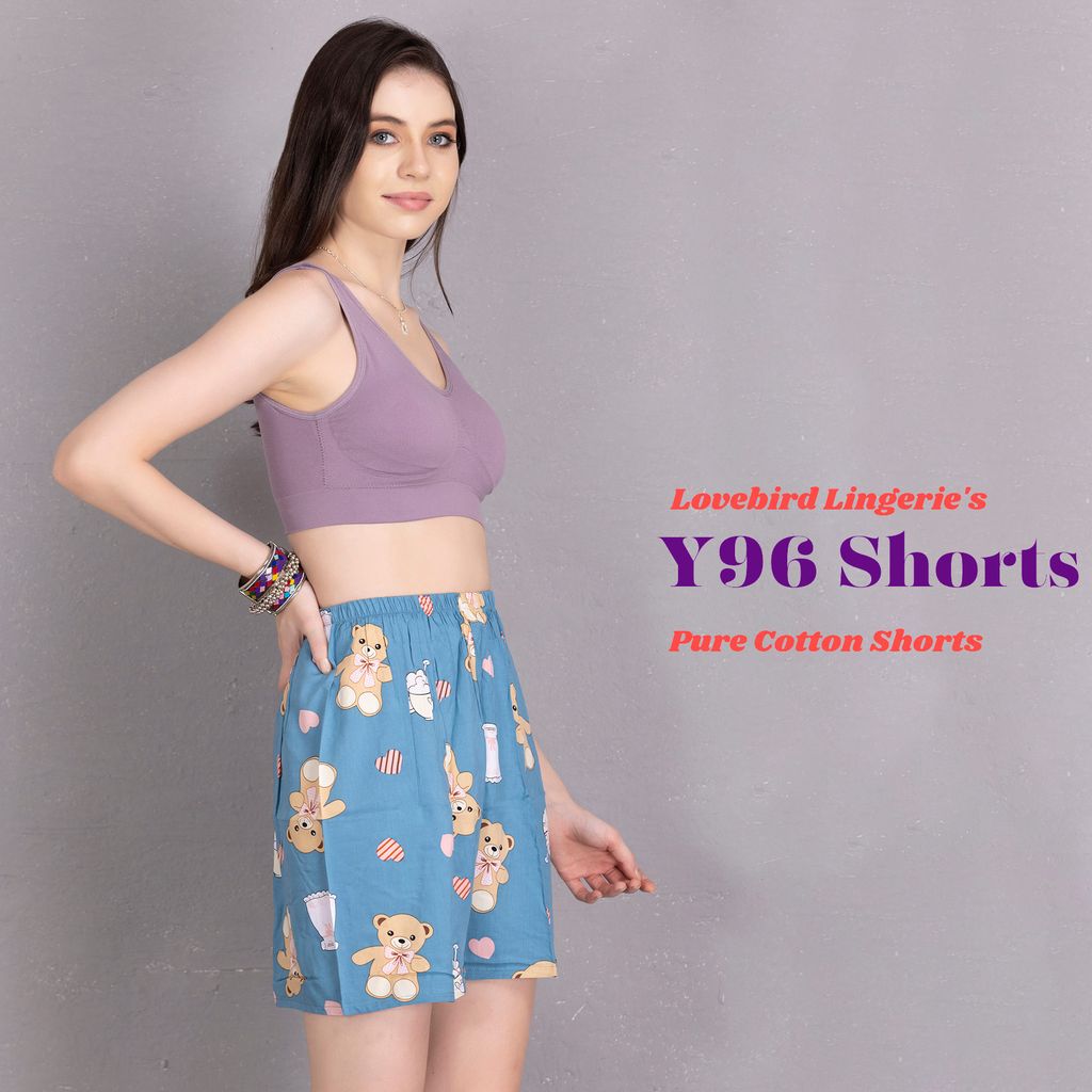 Y96 Rayon Small Printed Shorts w/o pocket