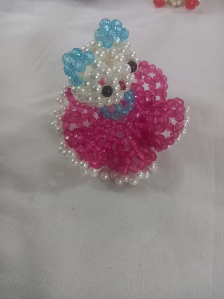 Handmade Beaded Bear Figurine - Toys and Games | Buy online on ZillyBuy