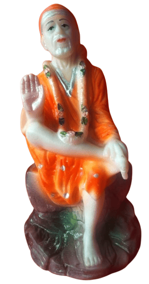 Sitting Shirdi Sai Baba Statue for Home and Office Decor
