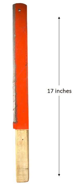 Kitchen Knife Big with Wooden Handle (17 Inches)