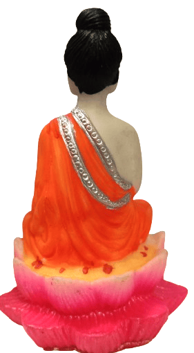 Handcrafted Sitting Buddha Statue Figurine for Home Decor and Meditation-1 Piece