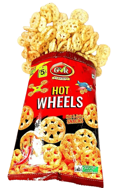 GVR NAMKEENS  Hot Wheels (12 PACKETS)