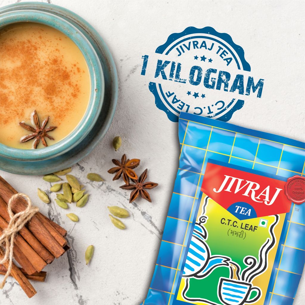 Jivraj Tea CTC Leaf Tea (1Kg)