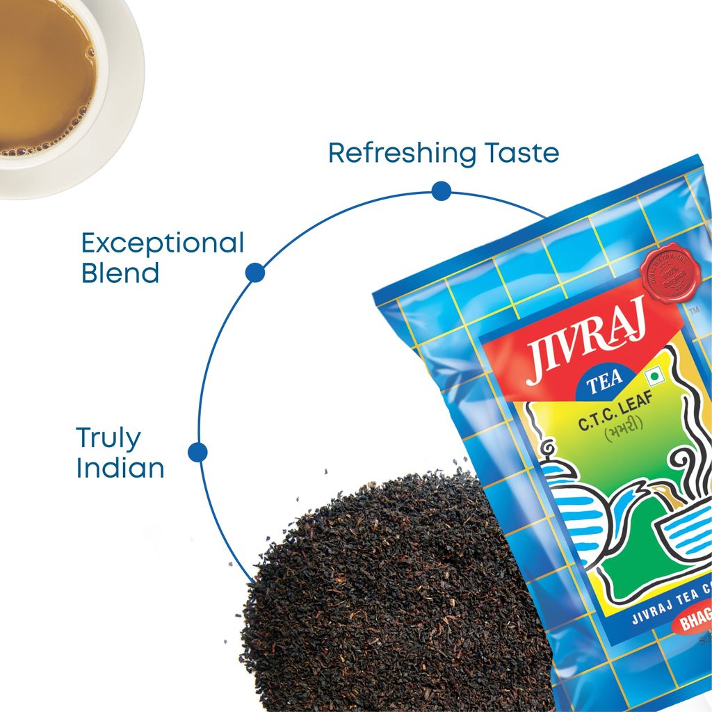 Jivraj Tea CTC Leaf Tea (1Kg)