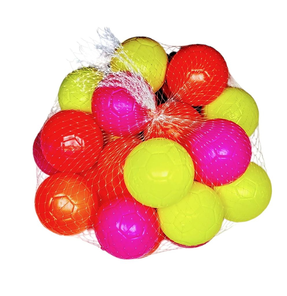 LAURIS Plastic Balls for Baby Kids Toddlers 1,2,3,4,5 Years for Pools Pit Oceans Cricket Exercise Fitness Playing Items Indoor/Outdoor Non-Toxic 36 pc