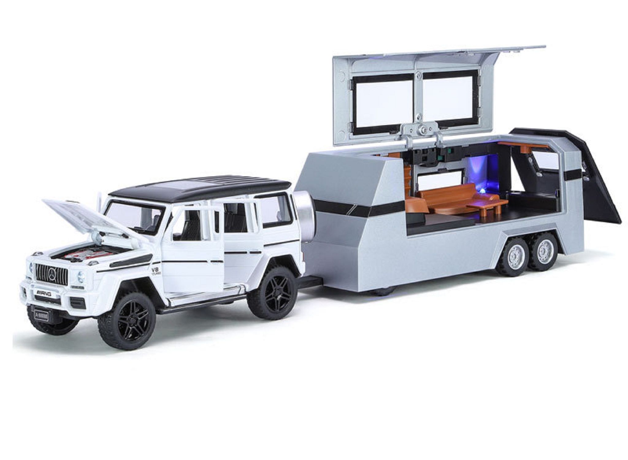 KTRS ENTERPRISE 1:24 Alloy Metal Pull Back Die-cast Car Model Car Pull Back car Super car with Openable Doors with Sound and Light Doors Light Music Boys Toys for Kids (Bn Haodi)