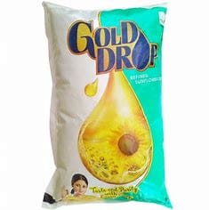  Gold Drop Refined Sunflower Oil, 1L