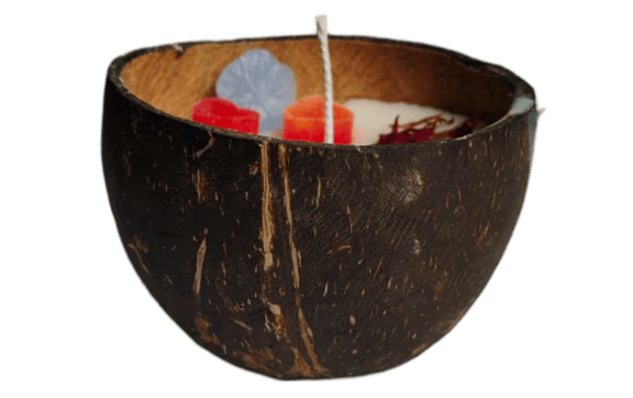 Coconut Shell Candle