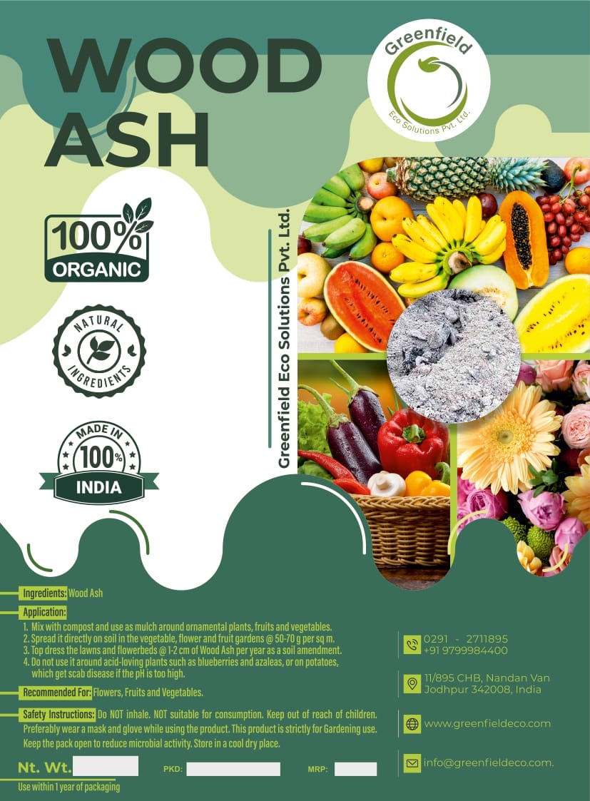 Wood Ash | 100 % Organic | 10 kg