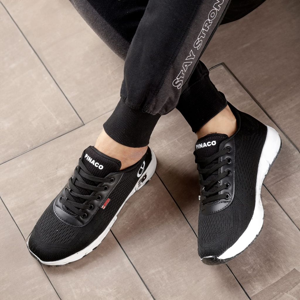 WUGO::Latest Stylish Men's Casual Sneakers - Breathable Mesh Upper - Lightweight and Comfortable - Perfect for Everyday Wear For Men's & Boys (Free Home Delivery)