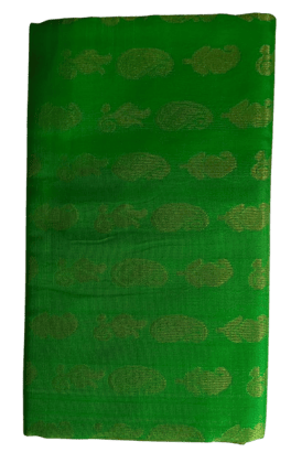 Green and blue uppada ala vaikuntapuram silk cotton saree with Blouse