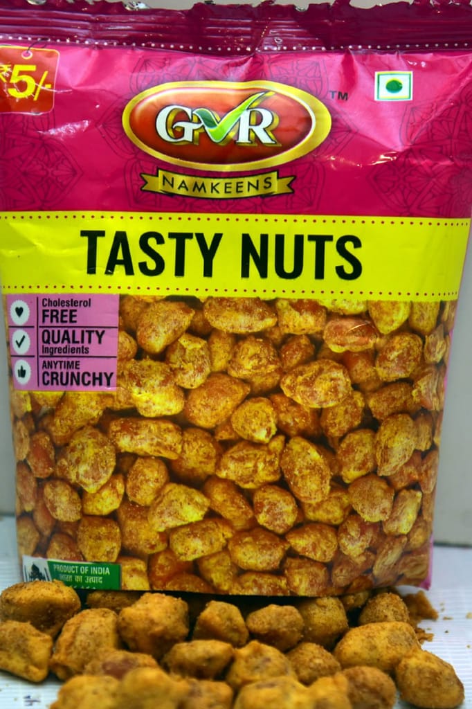 GVR NAMKEENS - Tasty Nuts (12 PACKETS)