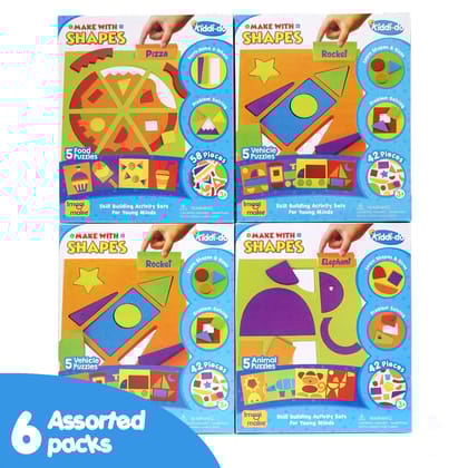 Make with Shapes - Assorted Pack of 6