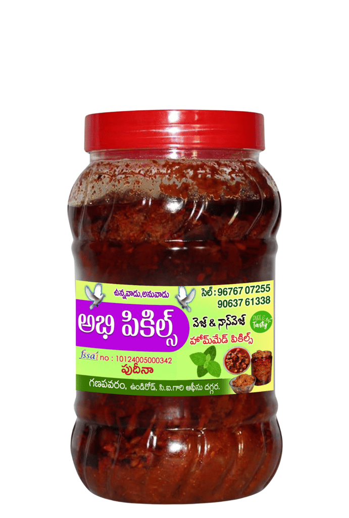 Abhi Pickles - Mint Leaves Pickle - Veg Pickle