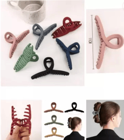 4 Pcs butterfly for Women and girls Hair Claw (Multicolor)