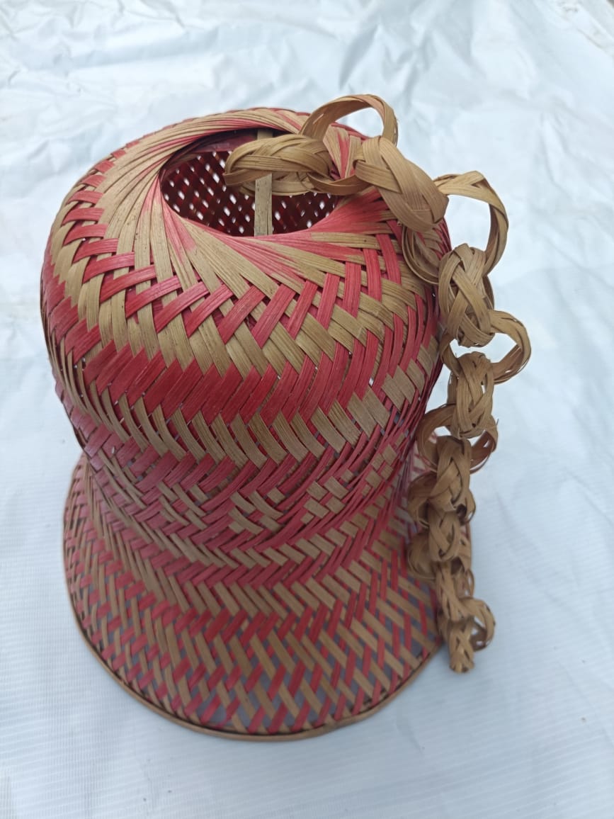 Handmade Natural Bamboo Cane Floor Lamp