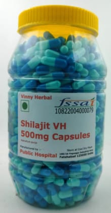 Shilajit VH Herbal Supplement 500mg Capsules