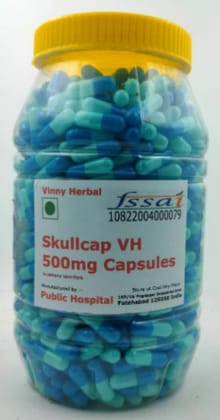 Skullcap VH Herbal Supplement 500mg Capsules
