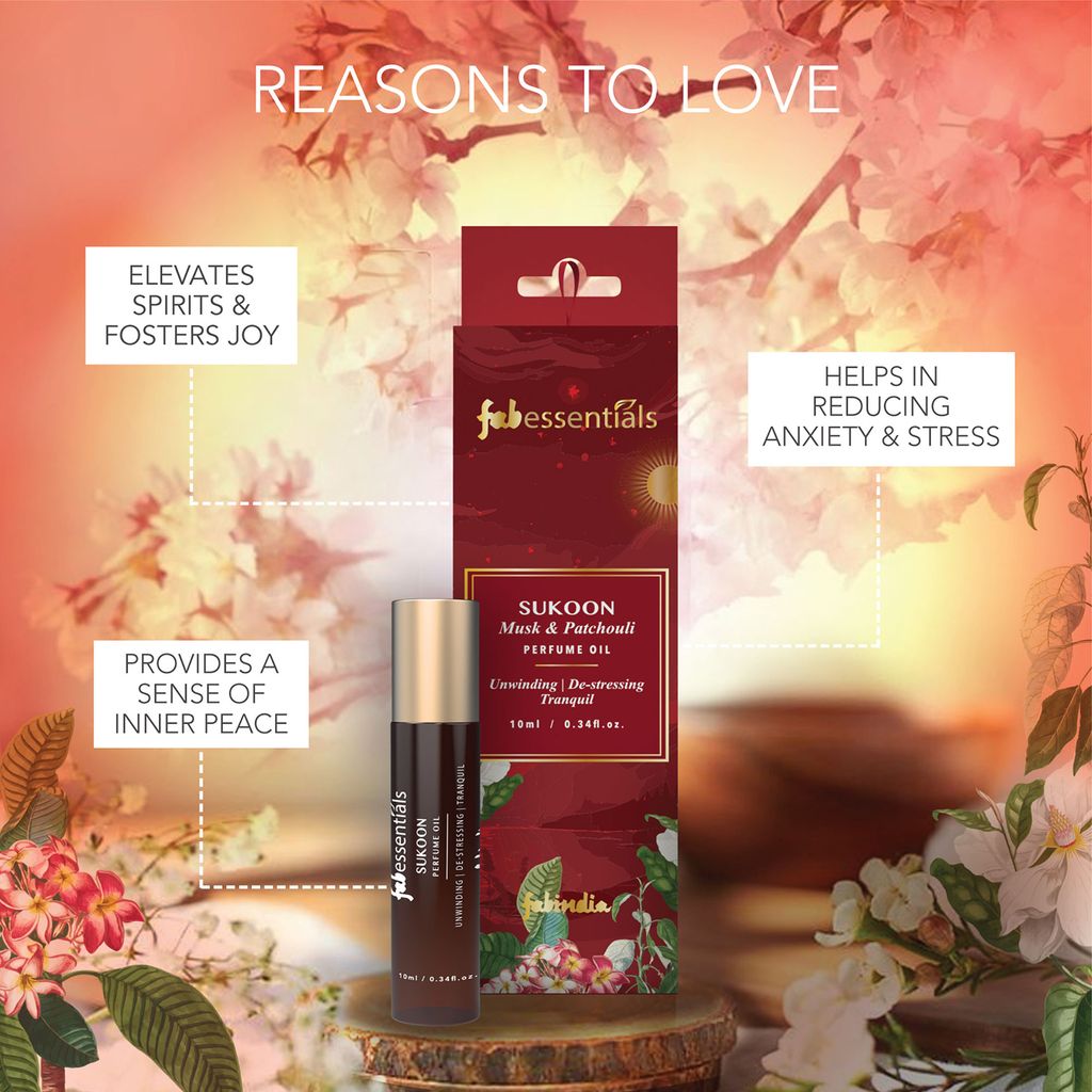 Fabessentails Sukoon Perfume Oil- 10 ml