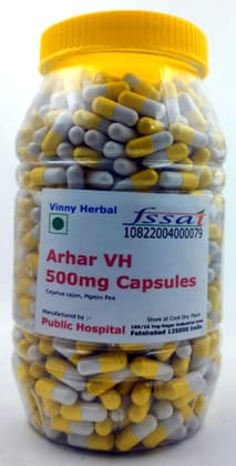 Arhar VH Herbal Supplement 500mg Capsules