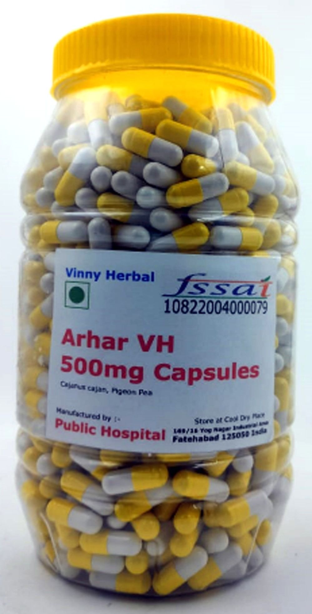 Arhar VH Herbal Supplement 500mg Capsules